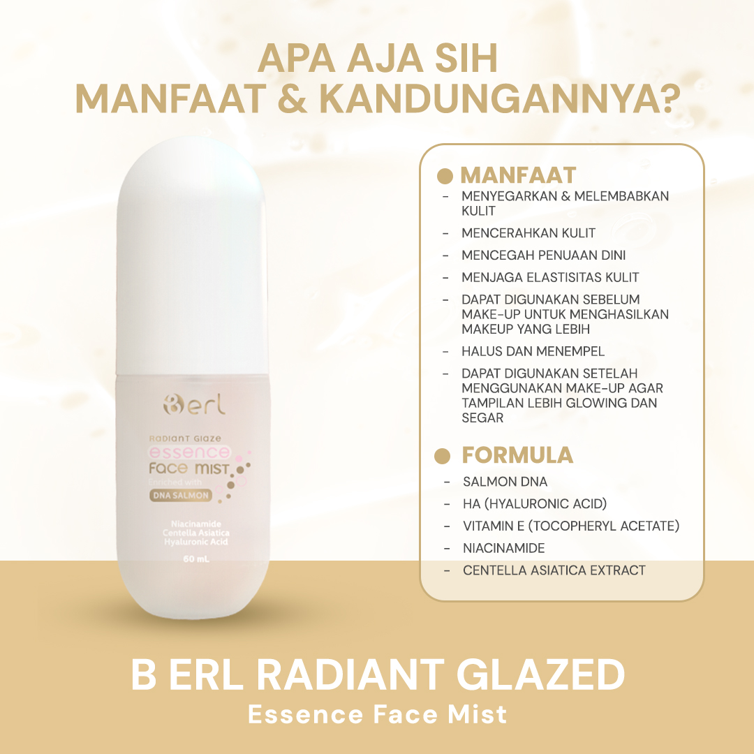 B ERL BUNDLING RADIANT GLAZE ESSENCE FACE MIST