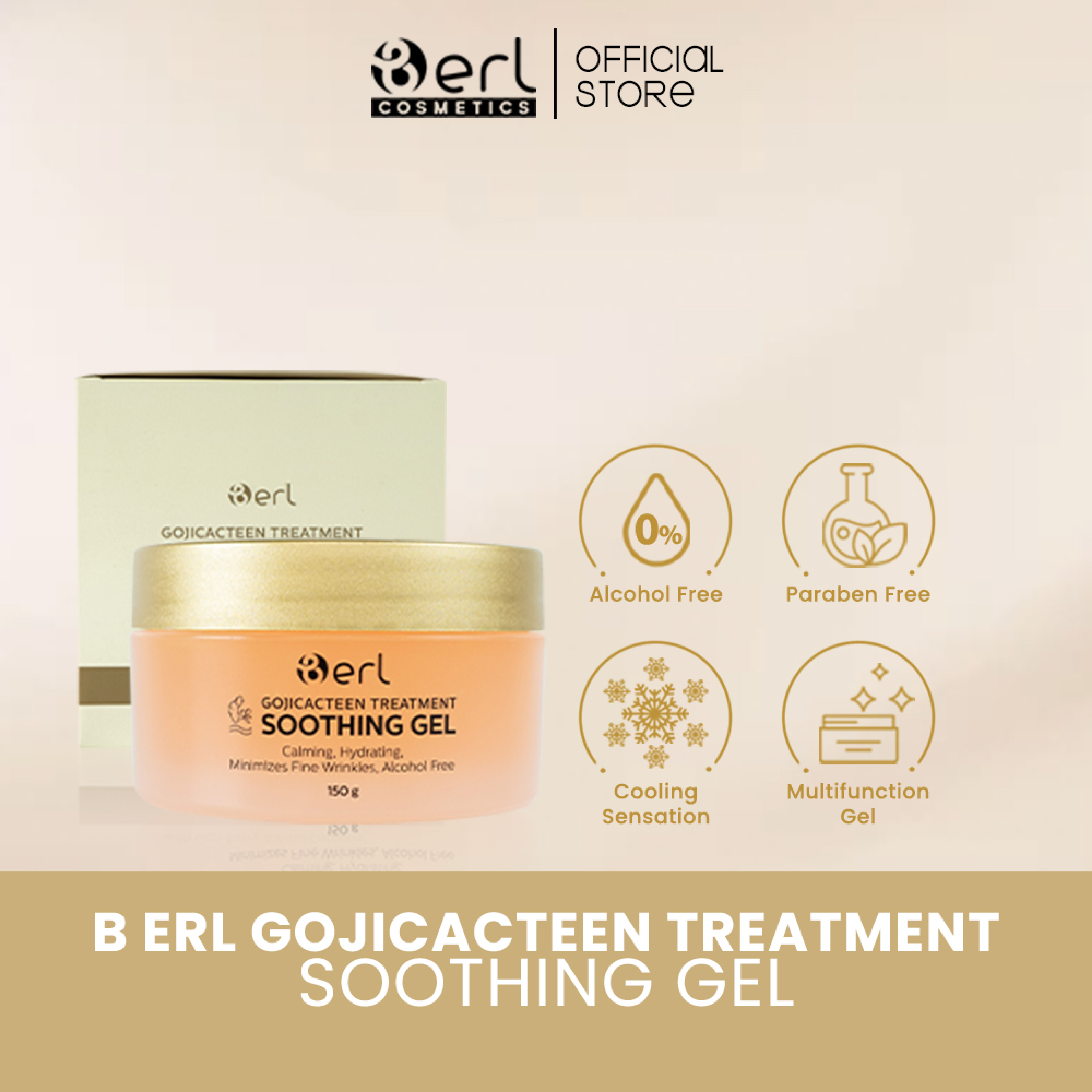 B ERL GOJICACTEEN TREATMENT SOOTHING GEL