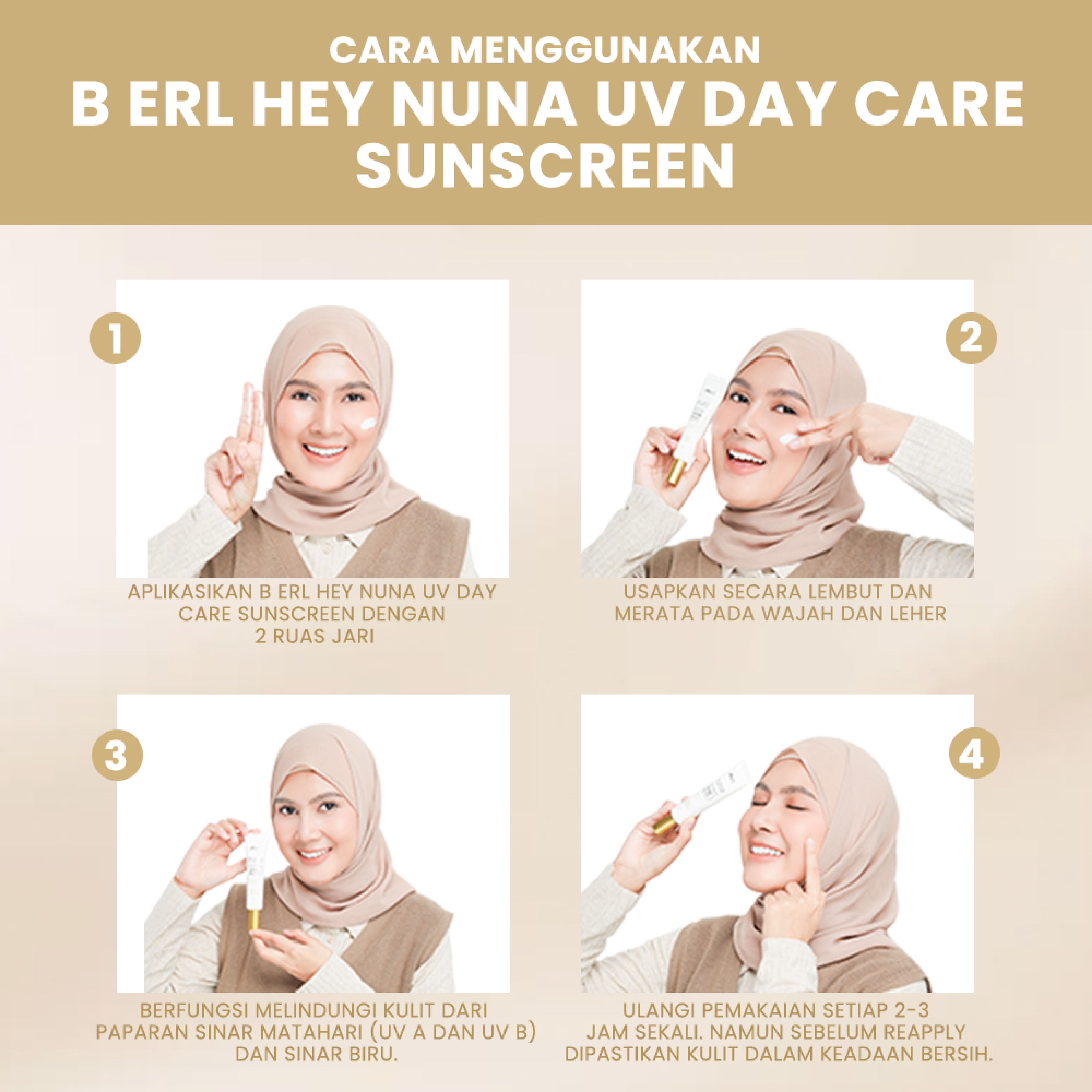 B ERL HEY NUNA UV DAY CARE SUNSCREEN