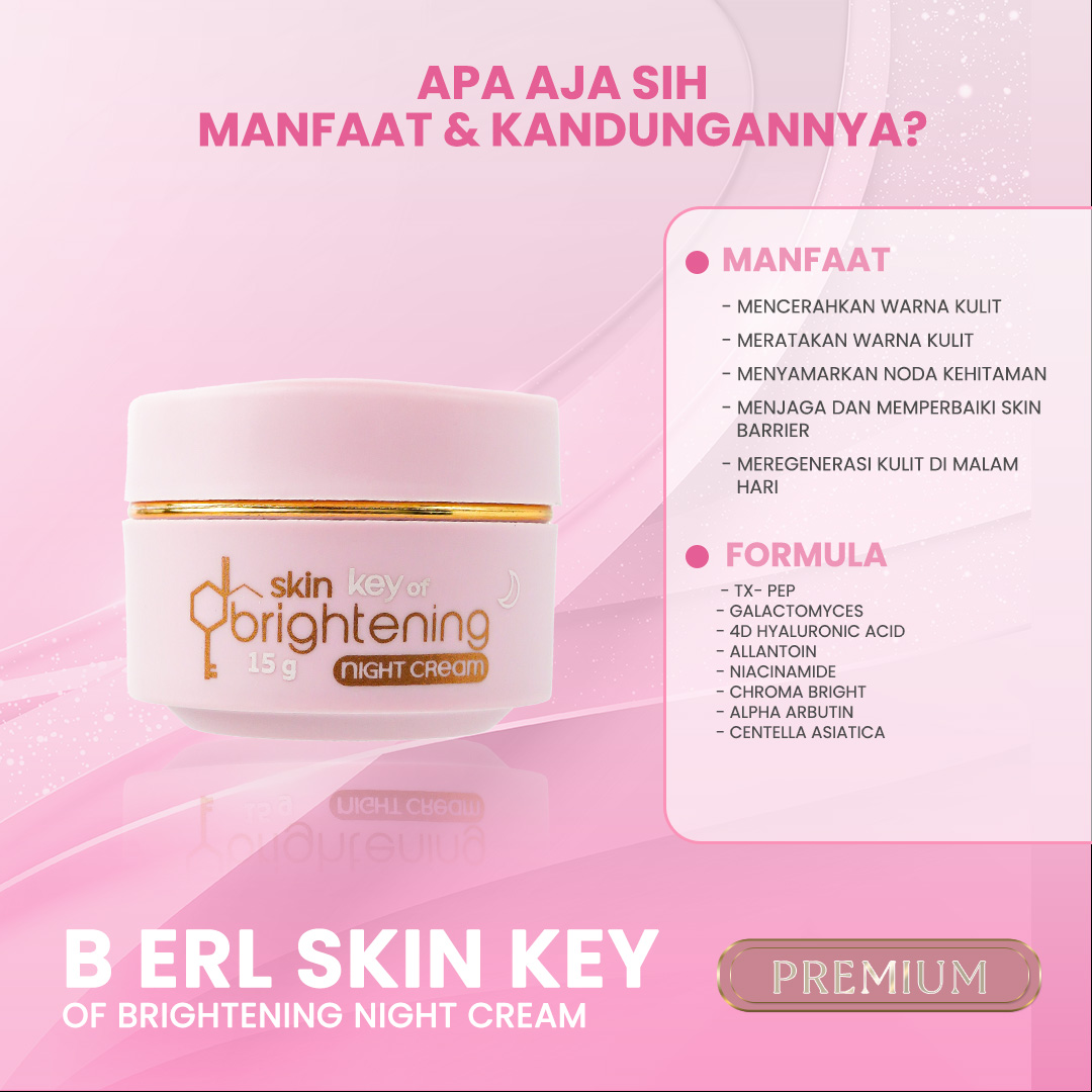B ERL SKIN KEY OF BRIGHTENING NIGHT CREAM