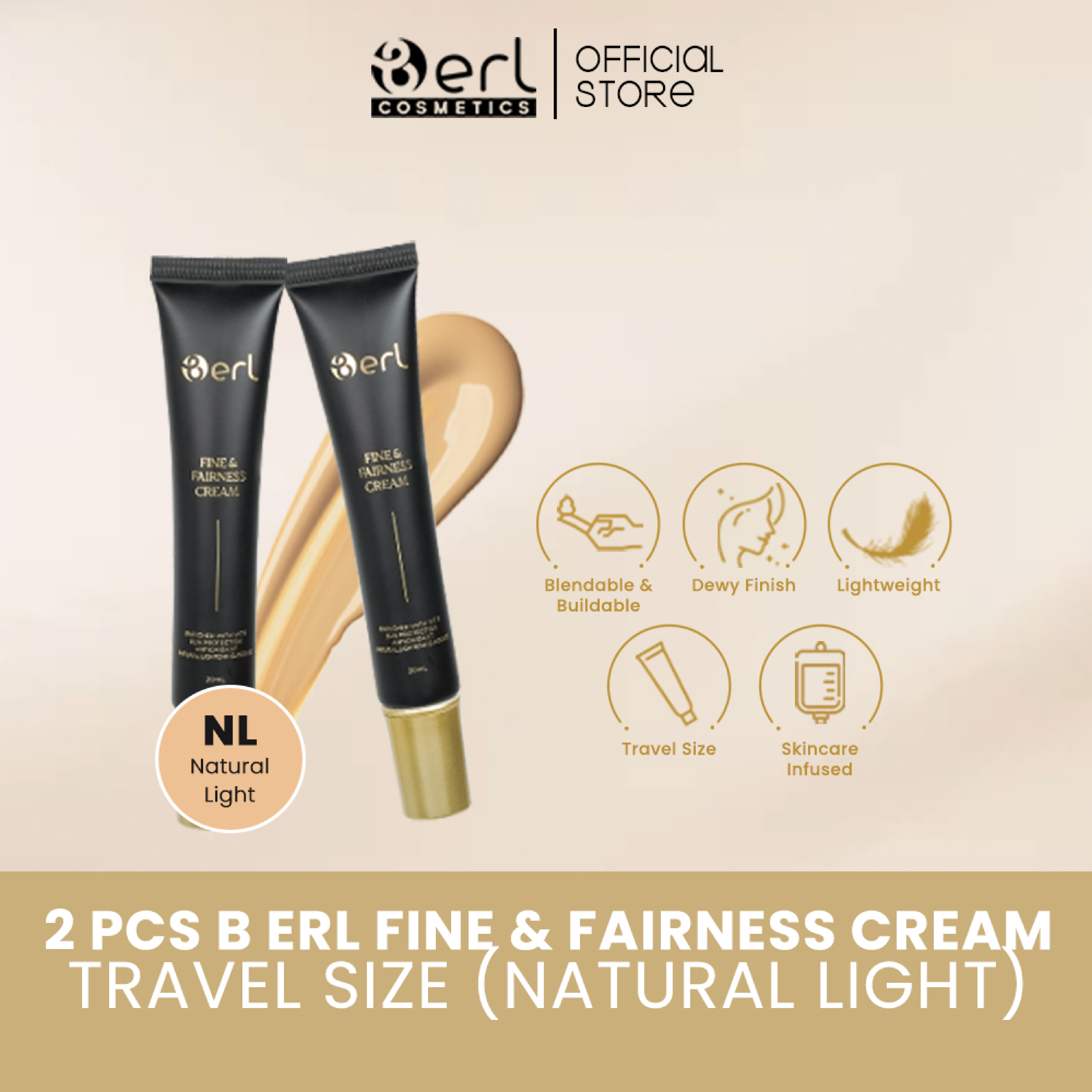 BUNDLING FFC (NATURAL LIGHT) TRAVEL SIZE 20 ML