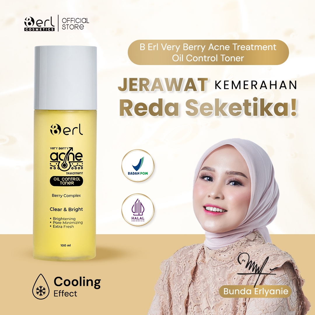 SATUAN B ERL VERY BERRY ACNE TREATMENT OIL CONTROL TONER